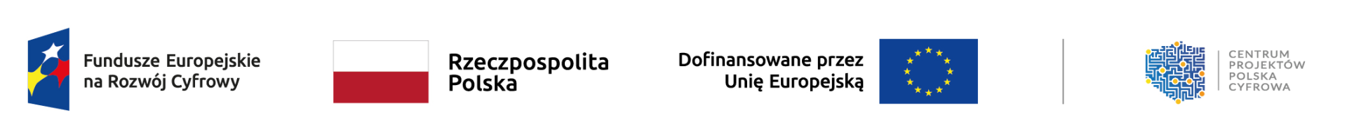 Logotypy Cyberbezpieczny Samorząd - kolorowy + logo CPPC