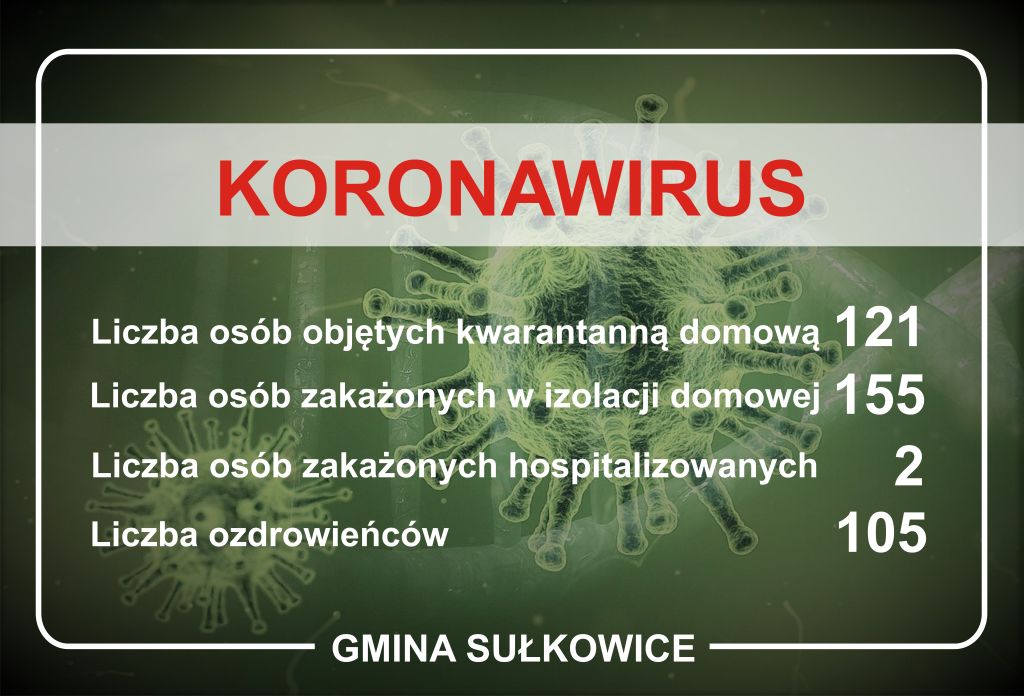 koronawirus dane dla gminy sułkowice na dzień 23.10