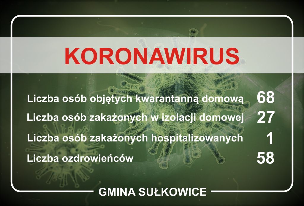 koronawirus dane dla gminy sułkowice na dzień 8.10