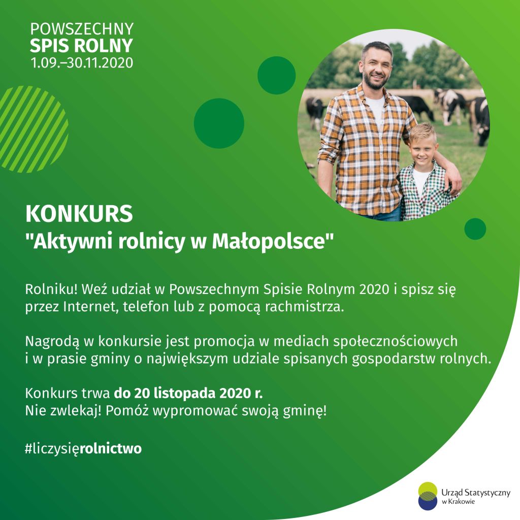 konkurs aktywni rolnicy w małopolsce grafika