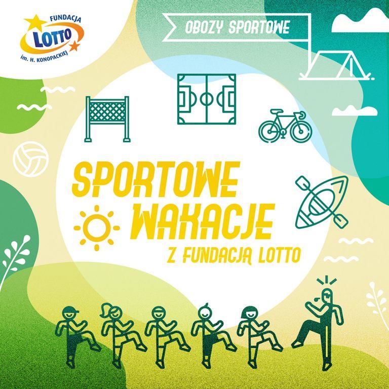 sportowe wakacje grafika