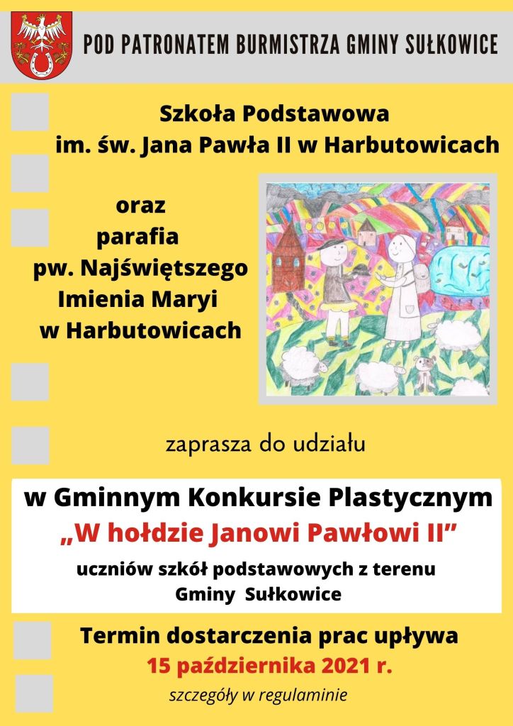 gminny konkurs plastyczny plakat