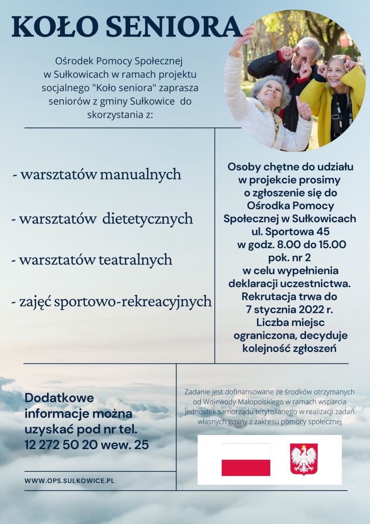 koło seniora plakat