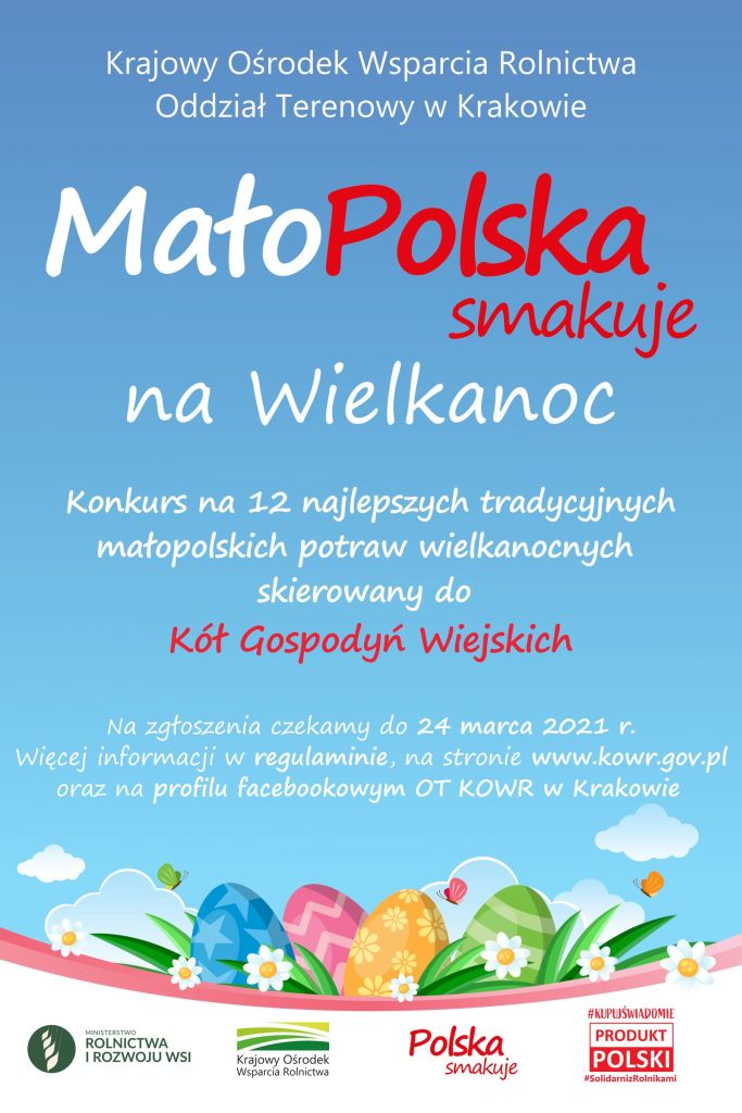 małopolska smakuje na Wielkanoc- plakat