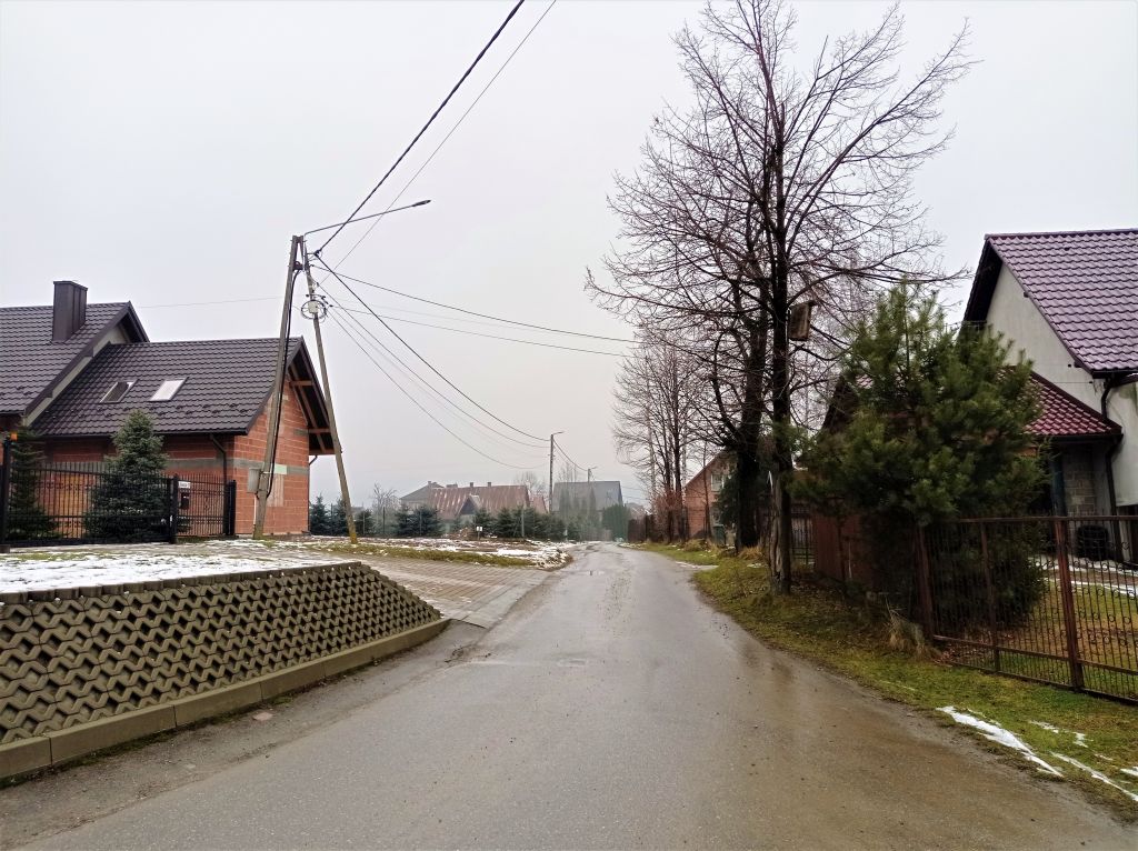 doświetlona ul Słoneczna w Rudniku