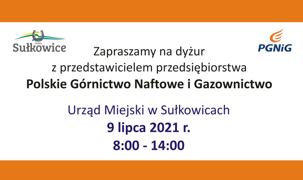 dyżur przedstawiciela pgnig informacja