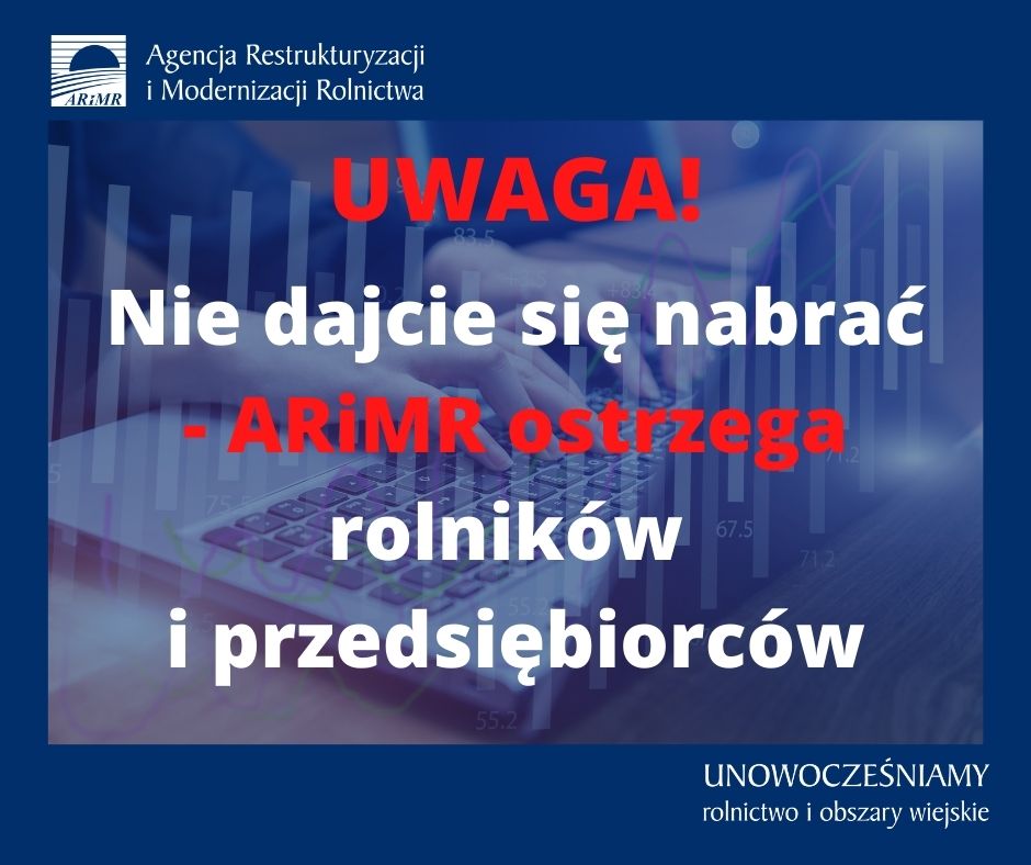 grafika ostrzegająca przed oszustwami