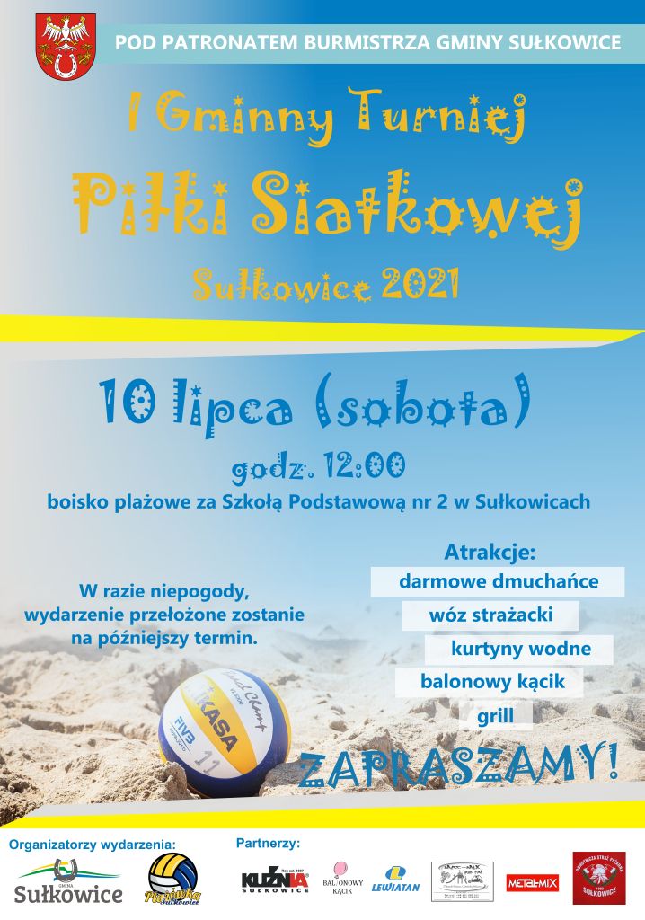 turniej siatkówki plakat