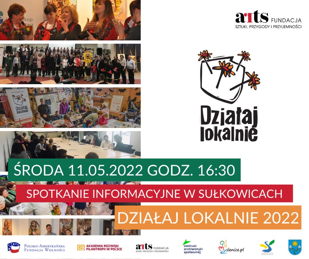 spotkanie organizacyjne działaj lokalnie w Sułkowicach