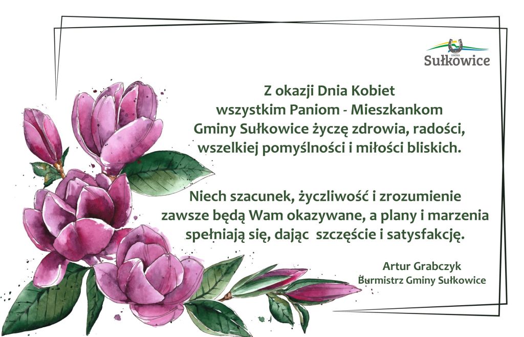 życzenia na dzień kobiet grafika