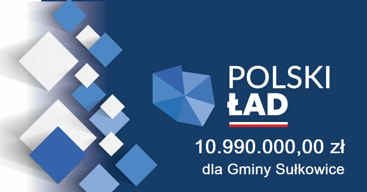 polski ład dofinansowanie dla Gminy Sułkowice