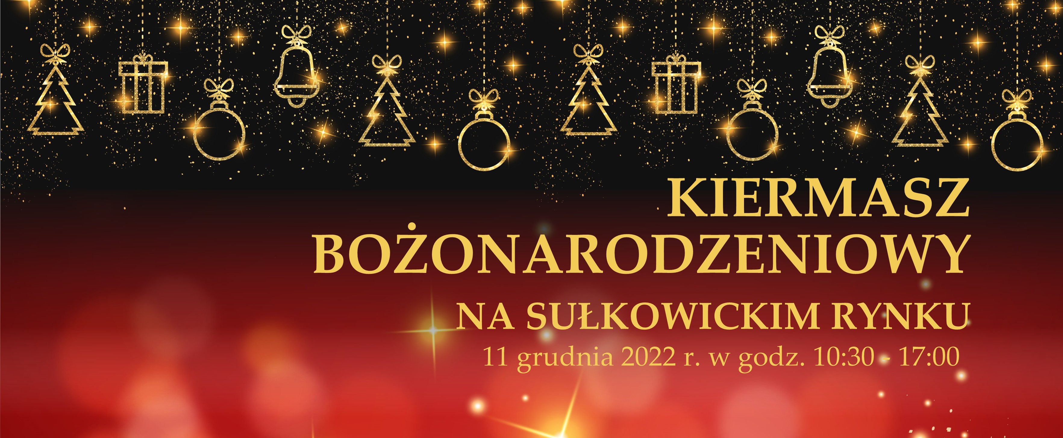 kiermasz bożonarodzeniowy baner
