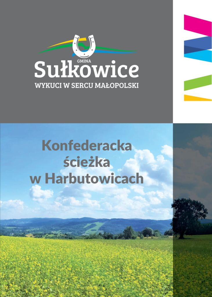 Konfederacka ścieżka w Harbutowicach okładka folderu