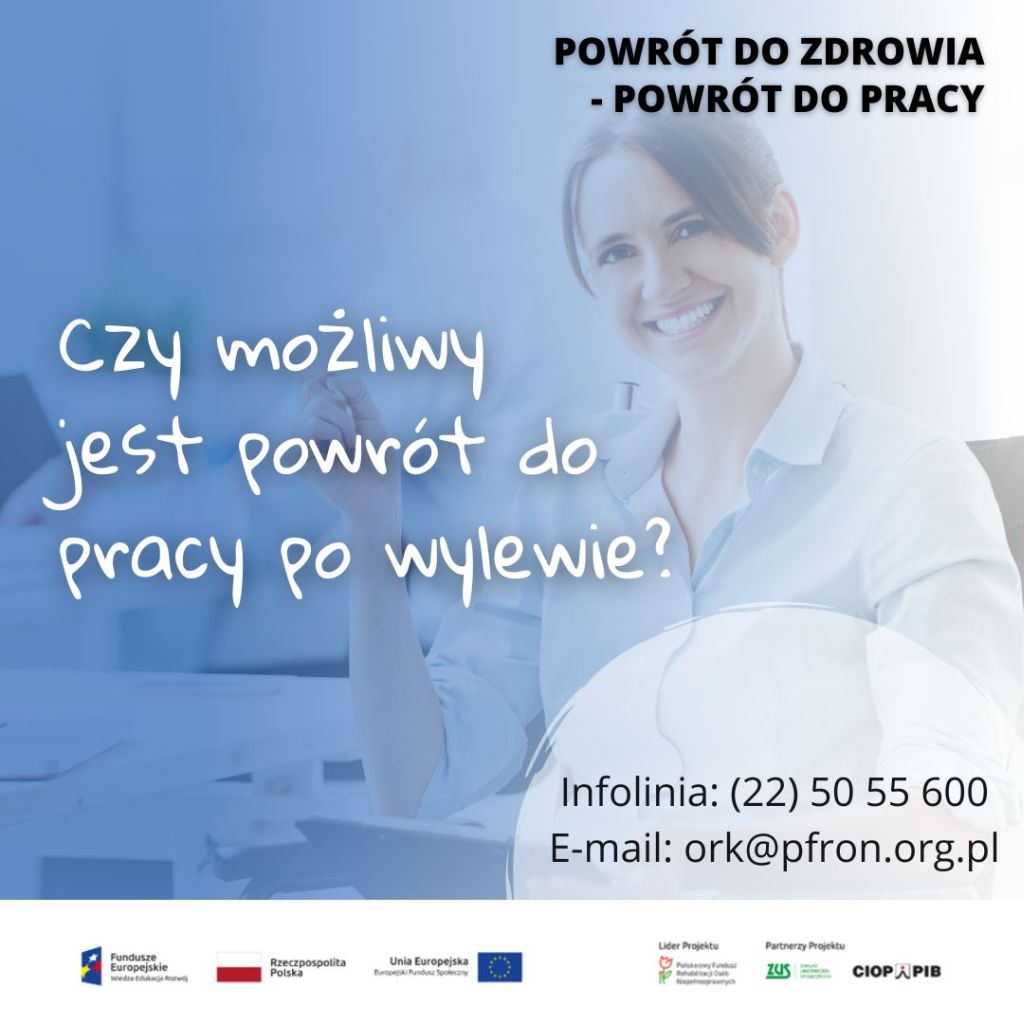 materiał prasowy pfron wylew