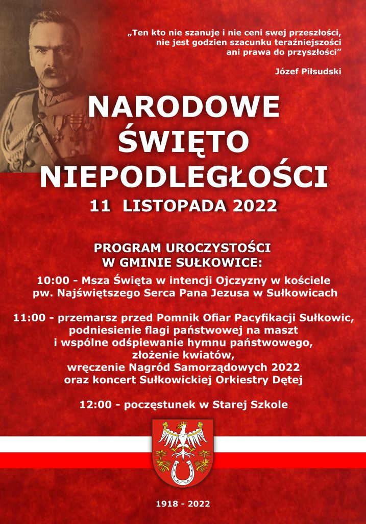 narodowe Święto Niepodległości 2022 plakat