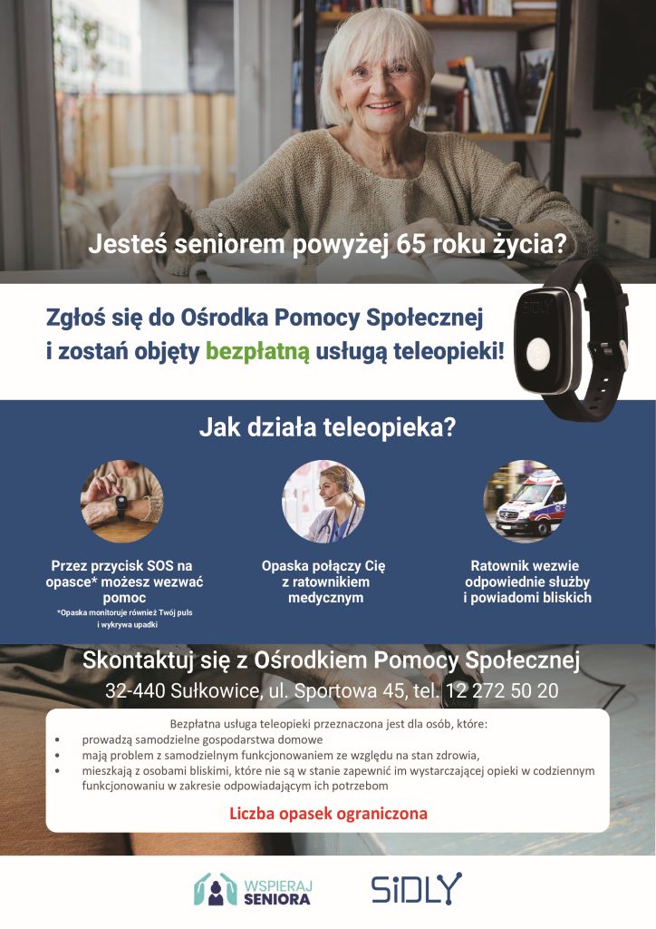 opaska bezpieczeństwa dla seniora