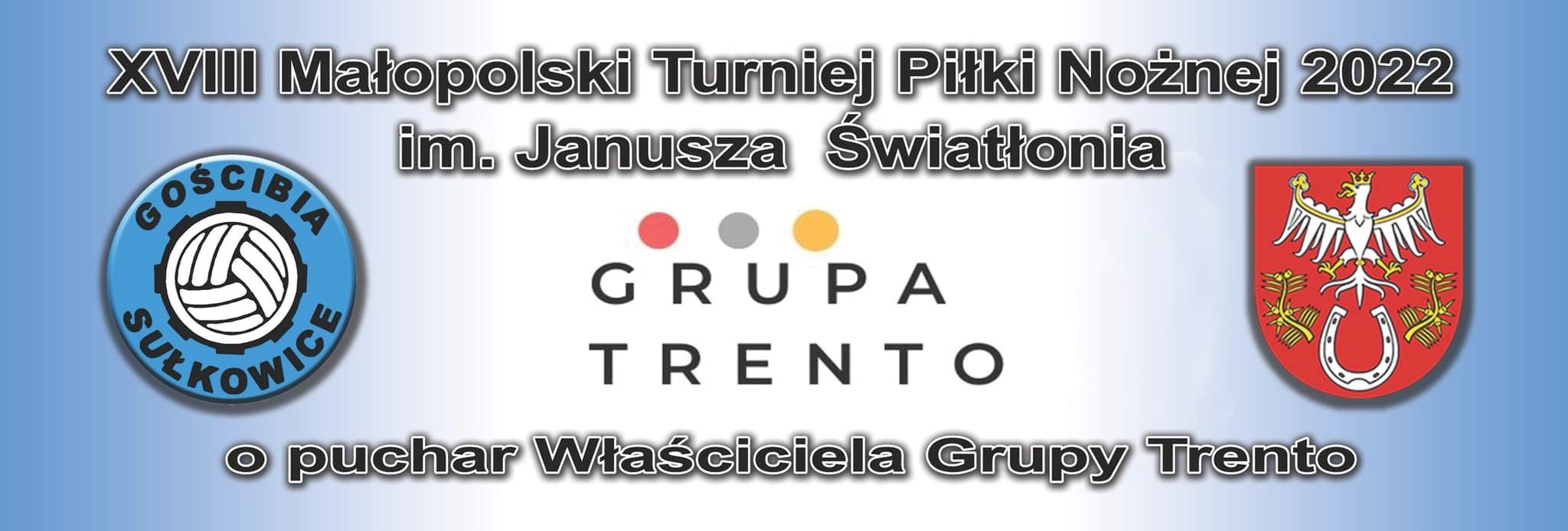 baner prezentujący organizatorów XVIII Turnieju Charytatywnego