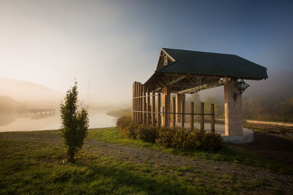 amfiteatr przy zalewie